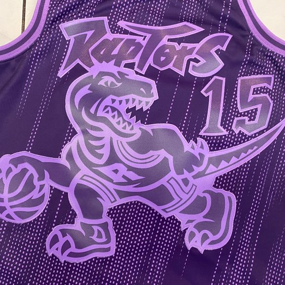Mitchell & Ness Toronto Raptors Vince Carter Monochrome Swingman Jersey Size S - Picture 2 of 5